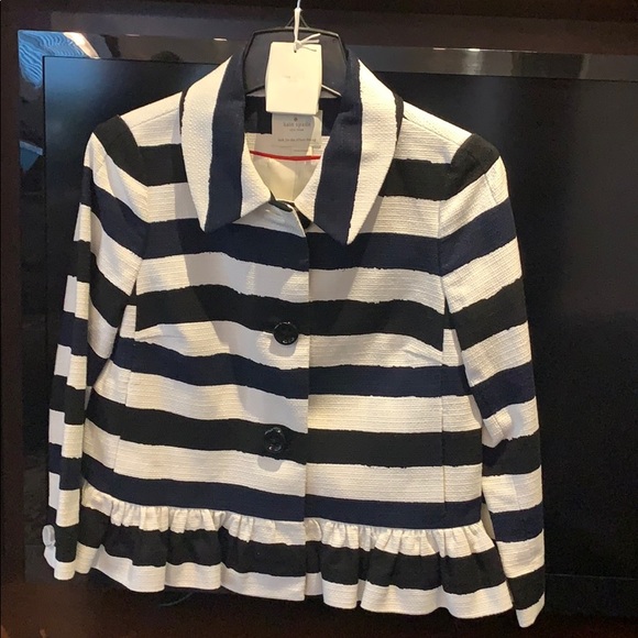 kate spade Jackets & Blazers - NEW unworn Kate Spade tweezed cotton blazer